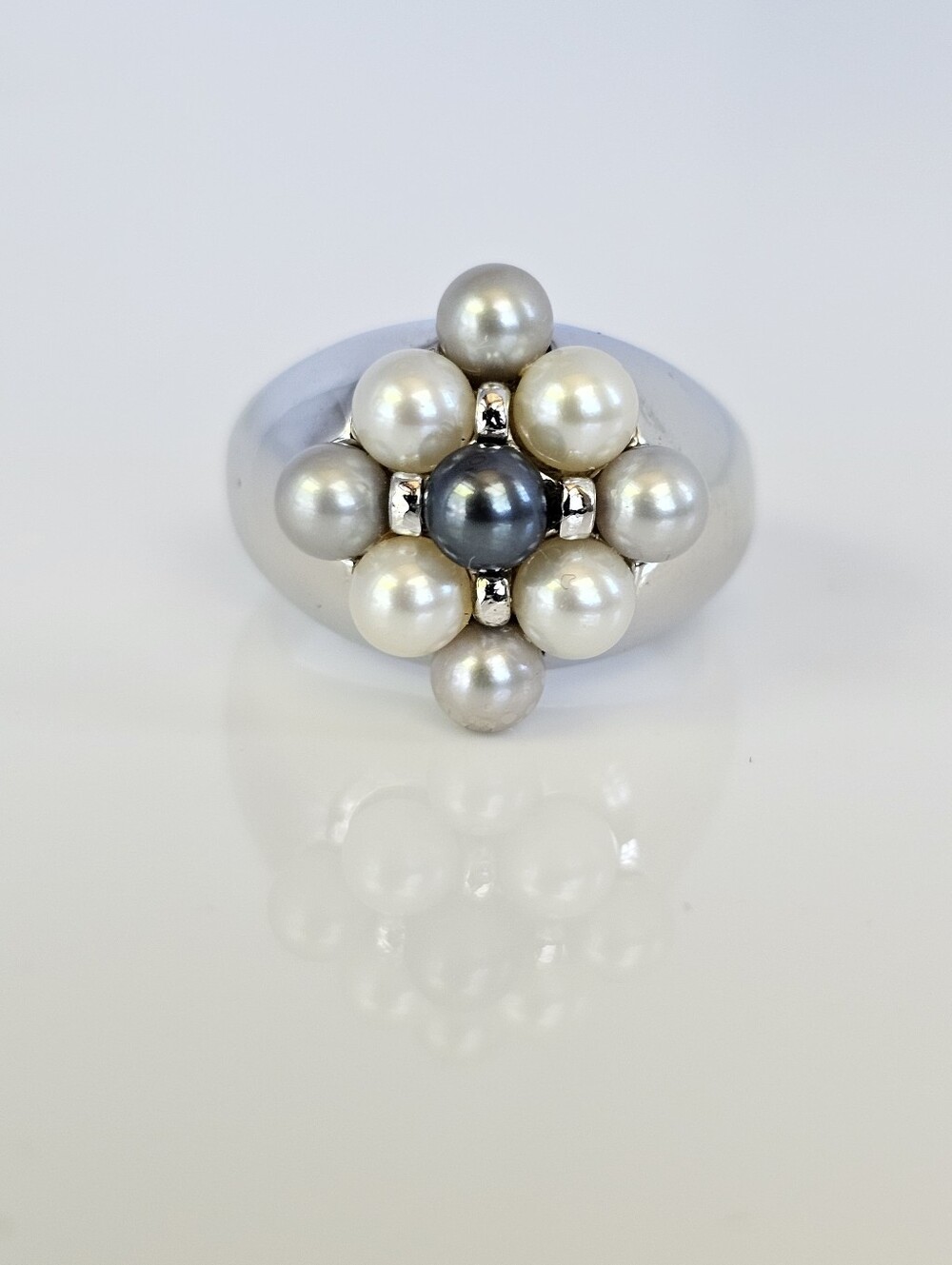 Genuine Honora Pearl Ring Sterling Silver Size 7!